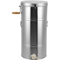 Ejoyous Extractor de Miel Manual Extractor tangencial 2 Extractor de Panal Extractor de 2 Marcos Extractor de Miel de…